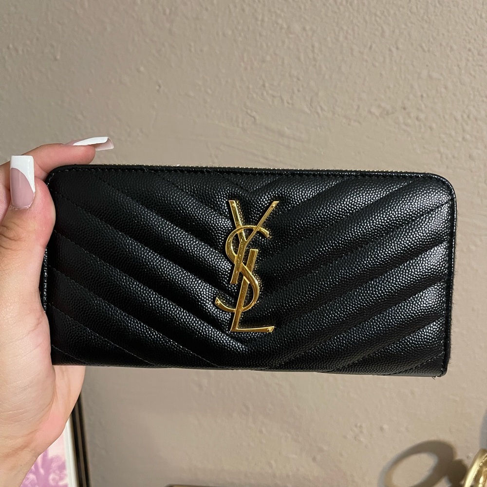 YSL Long Zippy Wallet